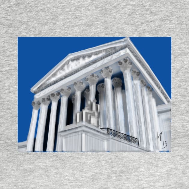 Supreme Court in Washington DC by LITDigitalArt